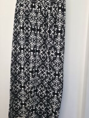 Joe Benbasset Monochrome Geometric Maxi Skirt